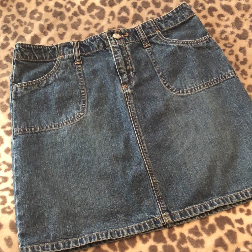 2003 Y2K  Old Navy Blue Denim Jean Skirt Size 4 Women’s - Picture 3 of 11